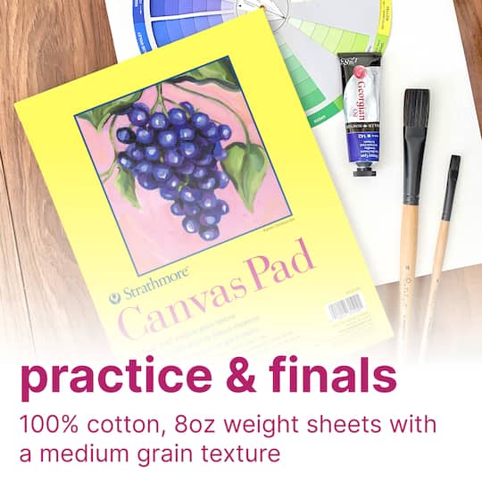 Strathmore® 300 Series Canvas Pad, 9" x 12"